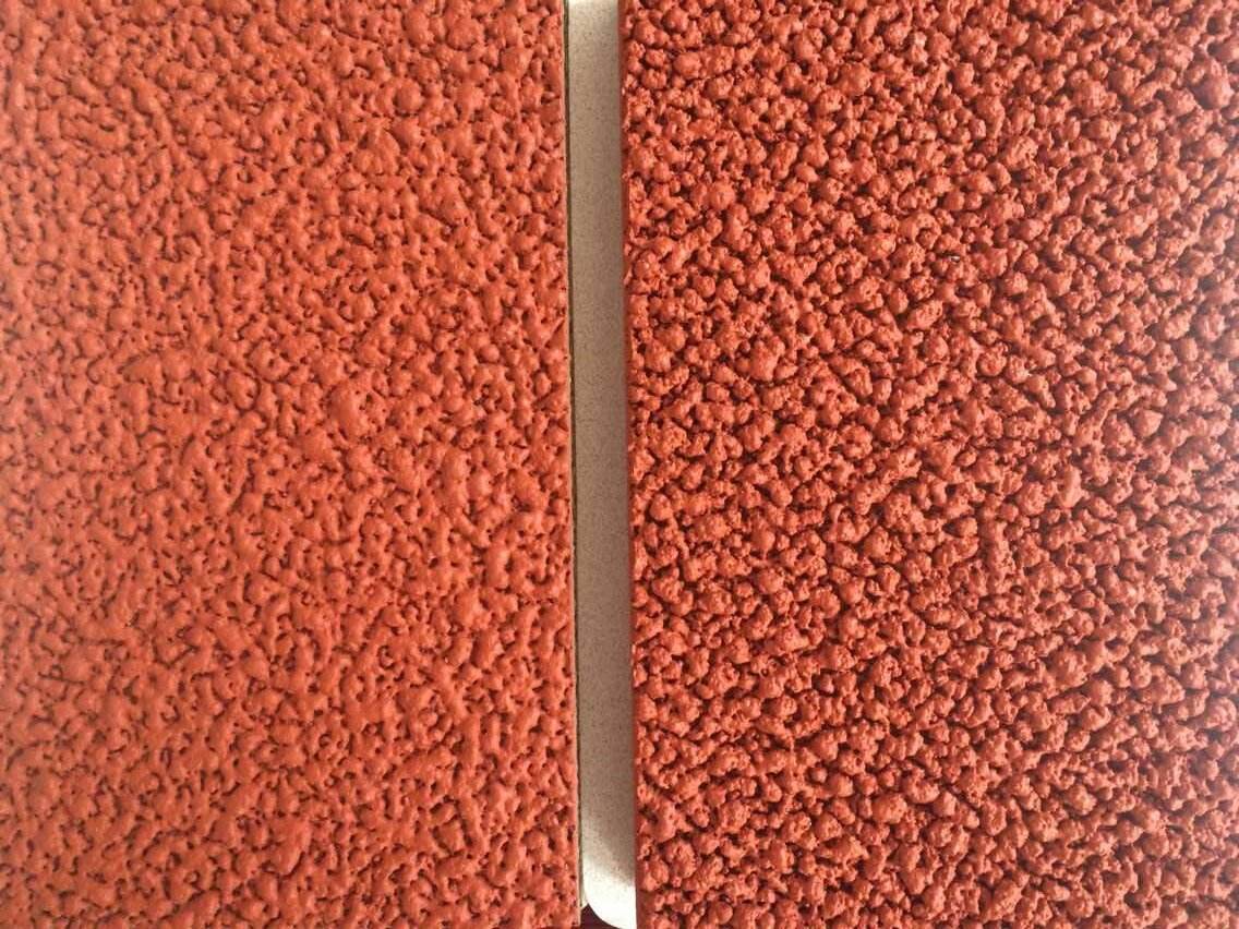 自结纹混合型塑胶跑道